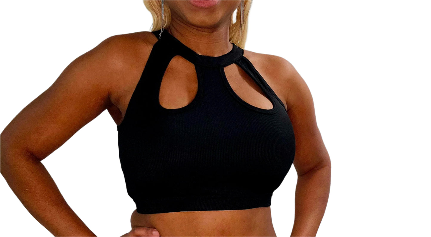 KRE PRIME Women Sophisticated Ribbed Corp Tops
