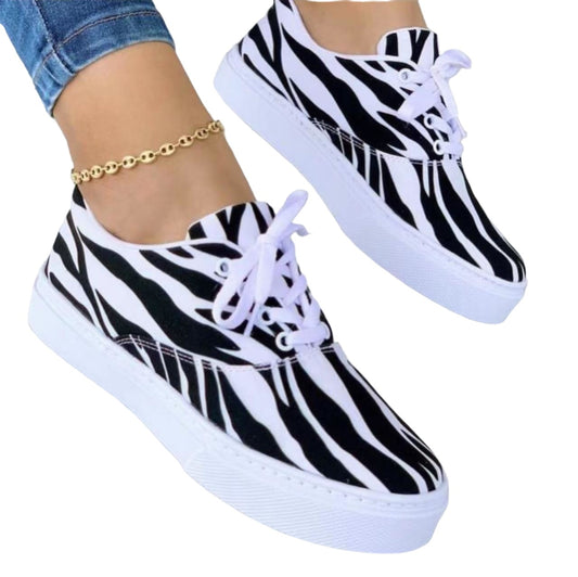 KRE Prime Fashion Graffiti Women Sneakers Trainers Shoes - KRE Prime