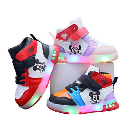 KRE Prime Children's Sneakers Boys and Girls Led Light Sport Shoes