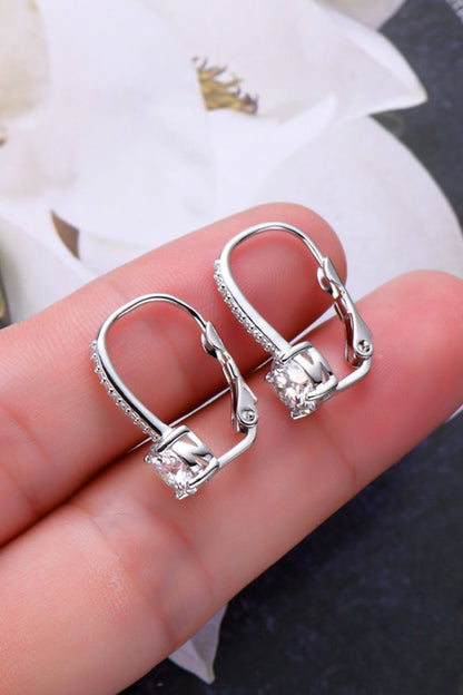 2 Carat Moissanite 925 Sterling Silver Earrings - KRE Prime Deals