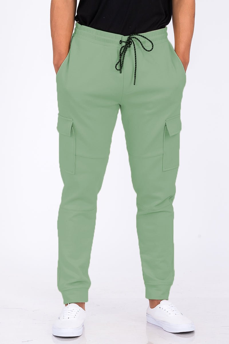 Cotton Blend Cargo Joggers - KRE Prime Deals