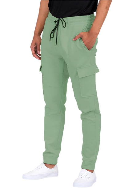Cotton Blend Cargo Joggers - KRE Prime Deals