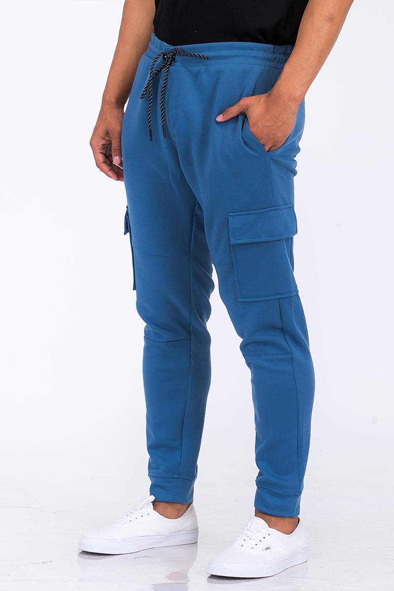 Cotton Blend Cargo Joggers - KRE Prime Deals