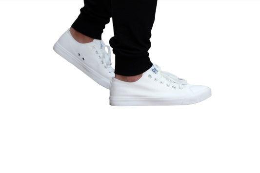 Fear0 NJ Retro All White SB Skateboard Sneaker Canvas Shoe Unisex - KRE Prime Deals