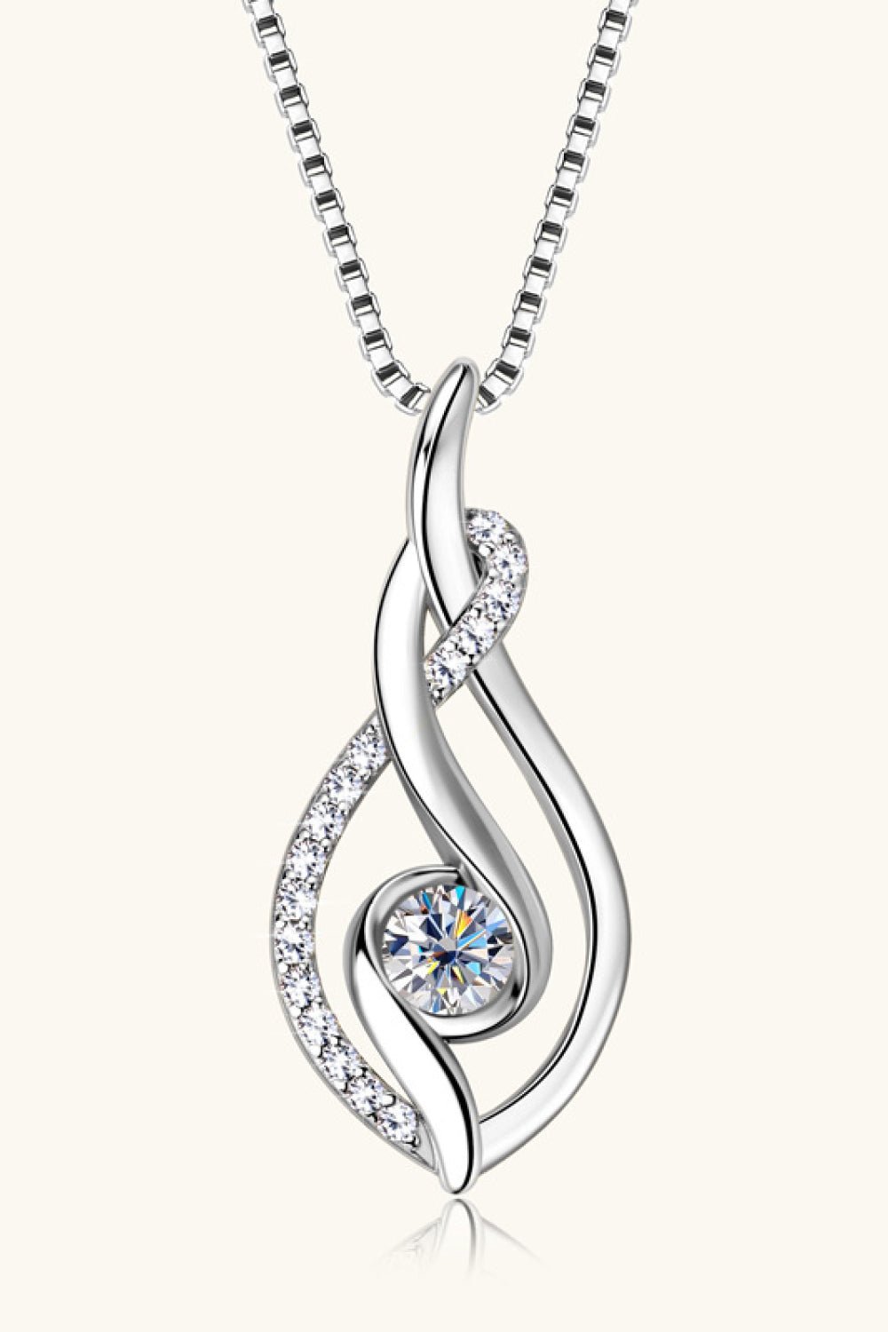 Moissanite 925 Sterling Silver Necklace - KRE Prime Deals