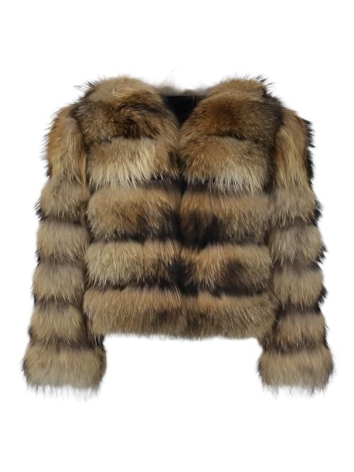 Oftbuy 2023 Real Fox Fur Coat Winter Jacket Women Natural Fox Fur - KRE Prime Deals